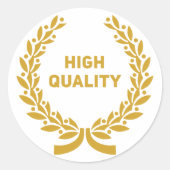 Hoge kwaliteit ronde sticker (Voorkant)