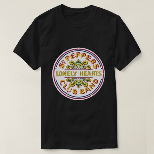 [HOGE KWALITEIT] Sgt Pepper Logo Classic T-Shirt (Design voorkant)