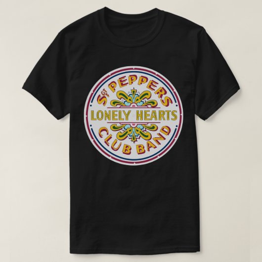 [HOGE KWALITEIT] Sgt Pepper Logo ticker T-shirt (Design voorkant)