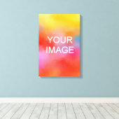 hoge kwaliteit uitgerekt verticaal canvas afdruk (Insitu (Houten vloer))