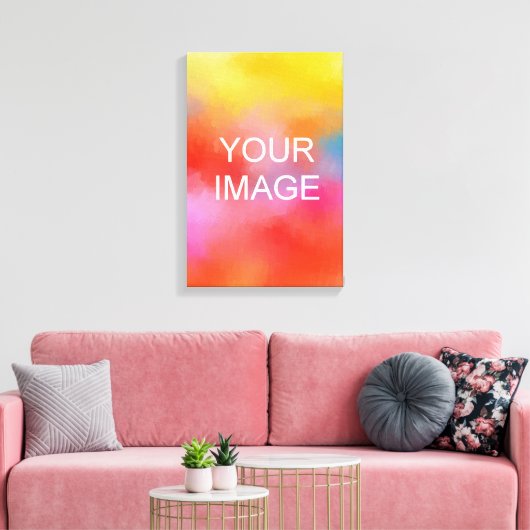 hoge kwaliteit uitgerekt verticaal canvas afdruk (Insitu (Woonkamer))