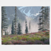 Hoge land (lente) fleece deken (Voorkant (Horizontaal))