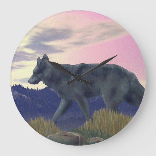 Hoge Land Wolf Grote Klok (Voorkant)