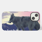Hoge Land Wolf iPhone Hoesje (Achterkant horizontaal)