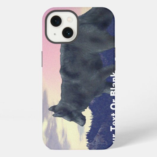 Hoge Land Wolf iPhone Hoesje (Achterkant)