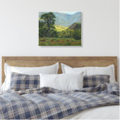 Hoge Landstilte in de Big Horns Canvas Afdruk (Insitu (Slaapkamer))