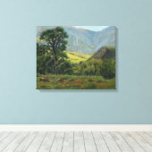 Hoge Landstilte in de Big Horns Canvas Afdruk (Insitu (Houten vloer))