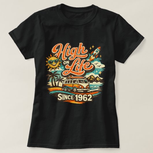 HOGE LEVEN SINDS 1962 T-SHIRT (Design voorkant)