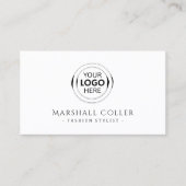 Hoge Luxe Logo Visitekaartjes (Voorkant)