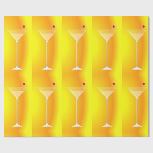 Hoge Martini Cocktail Thunder_Cove Cadeaupapier (Vlak)
