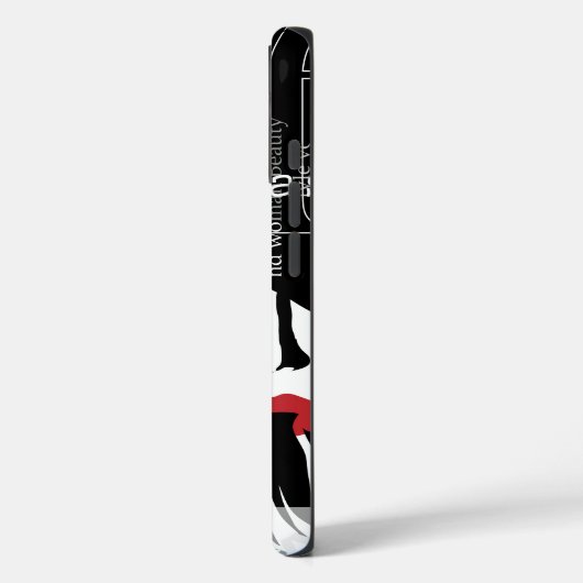 Hoge Mode Artsy iPhone case (Achterkant / Links)