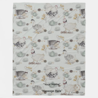 Hoge Mode Eenden & Kuiken Baby  Fleece Deken