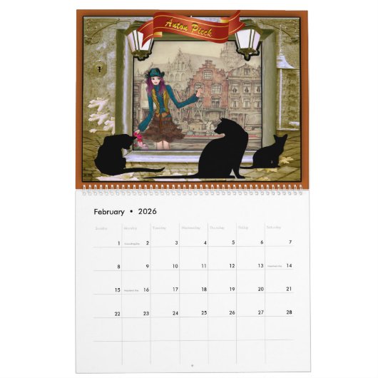 Hoge Mode en anton Pieck Kalender (Feb 2026)