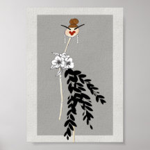 Hoge Mode Illustratie Kunst Poster