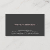 HOGE MODE LUXE Nr. 1 Visitekaartje (Achterkant)