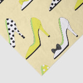 Hoge Mode op gele hoogten Tissuepapier (Detail)