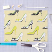 Hoge Mode op gele hoogten Tissuepapier (Craft)