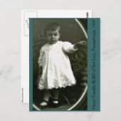 Hoge Mode Toddler van 1909 Briefkaart (Voorkant / Achterkant)