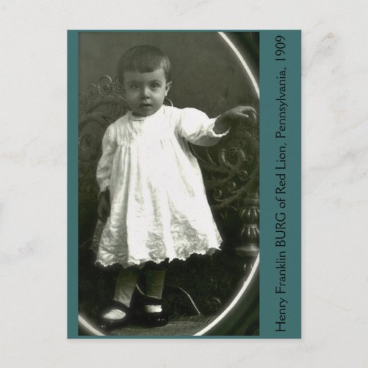 Hoge Mode Toddler van 1909 Briefkaart (Voorkant)