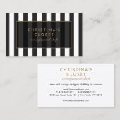 Hoge Mode zending, Boutique Visitekaartje (Voorkant / Achterkant)