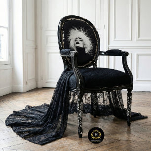 Hoge Mode Zwart en Wit Fotografie Decoupage Tissuepapier