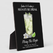 Hoge Mojito • PERSONALISEER deze Signature-drank Fotoplaat (Zijkant)