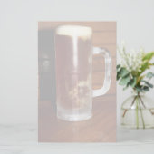 Hoge Mok van bier Briefpapier (Staand voorkant)