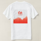 Hoge niveaus van kleurrijke kooldioxideverontreini t-shirt (Design achterkant)