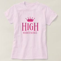 Hoge onderhoudsroze prinses t.b.v. shirt voor va