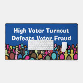 Hoge opkomst verslaat fraude in 2026 bureaumat (Keyboard & Muis)