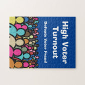 Hoge opkomst verslaat fraude in 2026 legpuzzel (Horizontaal)