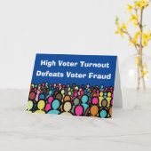 Hoge opkomst verslaat kiezersfraude 2026 kaart (Gele Bloem)