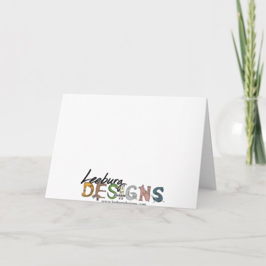 Hoge opmerking feestdagen kaart (Achterkant)