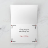 Hoge opmerking feestdagen kaart (Binnen)