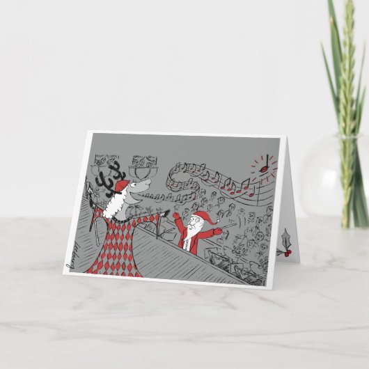 Hoge opmerking feestdagen kaart (Voorkant)