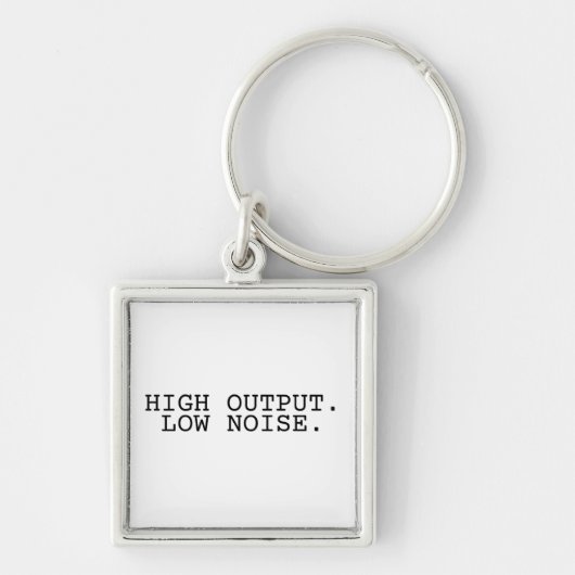 Hoge Output Lage Ruis Minimalistische Sleutelhange Sleutelhanger (Voorkant)