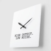 Hoge Output Lage Ruis Minimalistische Vierkante Kl Klok (Hoek)