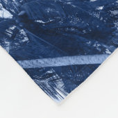 Hoge palmbomen, heldere blauwe lucht. fleece deken (Hoek)