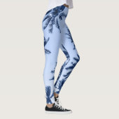 Hoge palmbomen, heldere blauwe lucht. leggings (Rechts)