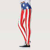 Hoge patriottische leggingen leggings (Links)