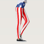 Hoge patriottische leggingen leggings (Rechts)