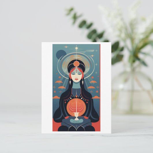 Hoge peristess briefkaart (Staand voorkant)