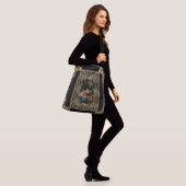 Hoge Permission Baroque Elegant Girly Pattern Crossbody Tas (Op model)