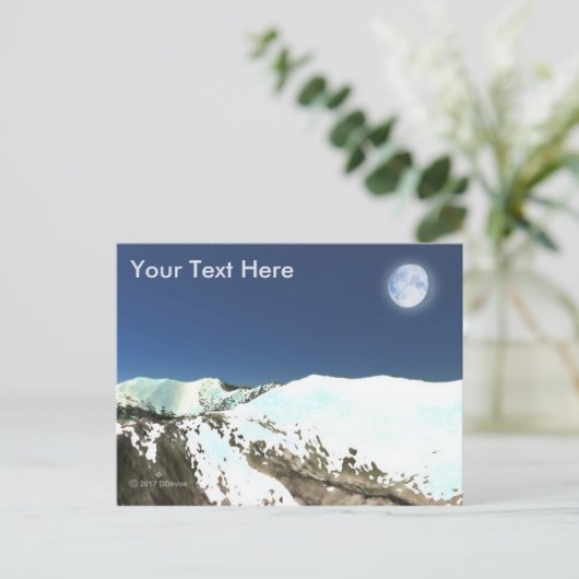 Hoge pieken - Thin Air Briefkaart (Staand voorkant)