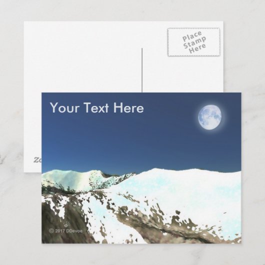 Hoge pieken - Thin Air Briefkaart (Voorkant / Achterkant)