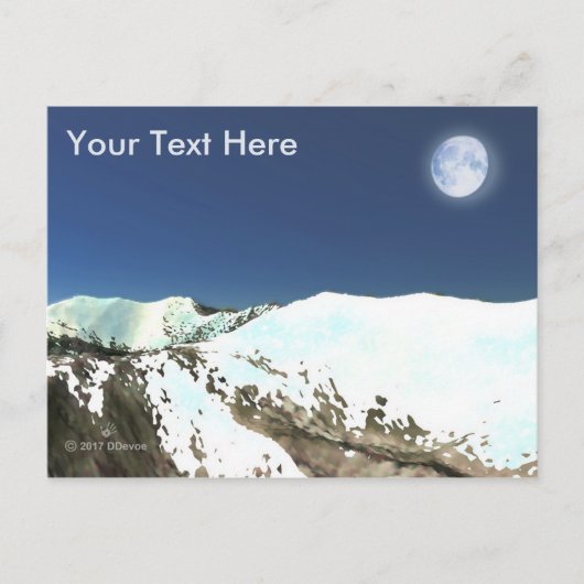 Hoge pieken - Thin Air Briefkaart (Voorkant)