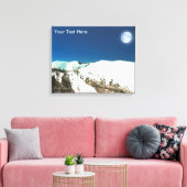 Hoge pieken - Thin Air Canvas Afdruk (Insitu (Woonkamer))