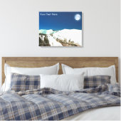 Hoge pieken - Thin Air Canvas Afdruk (Insitu (Slaapkamer))