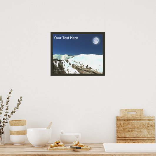 Hoge pieken - Thin Air Poster (Keuken)