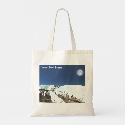 Hoge pieken - Thin Air Tote Bag (Achterkant)